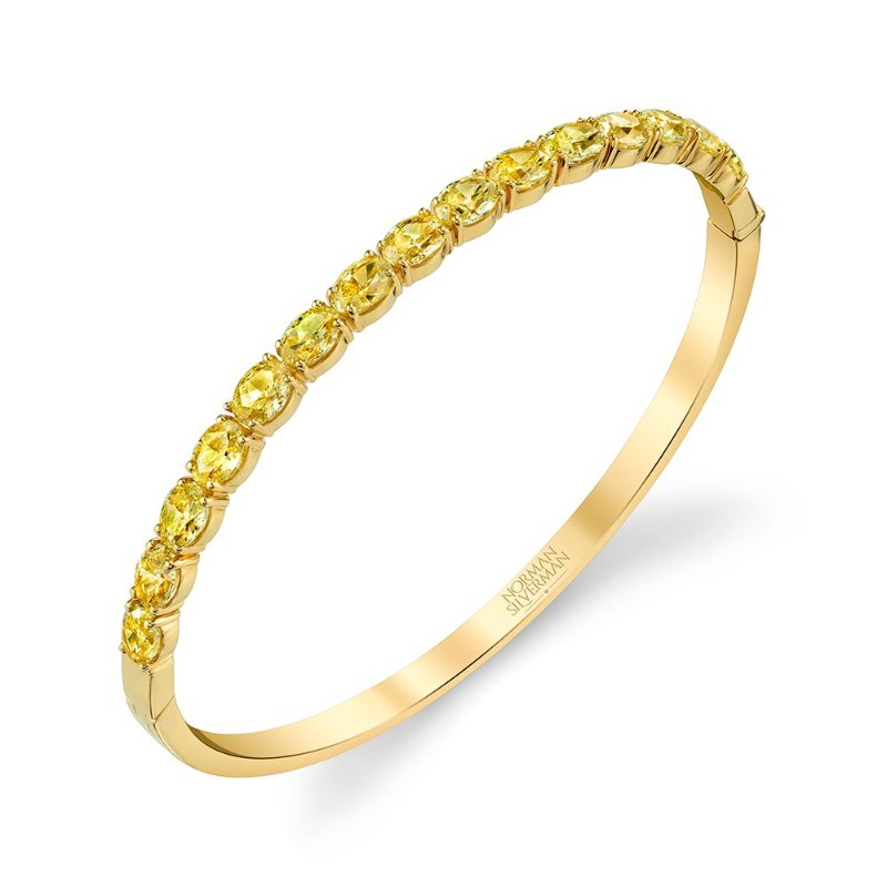 Norman Silverman Yellow Diamond Bracelet