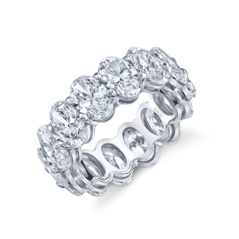 Norman Silverman 9 Carat Platinum Eternity Band