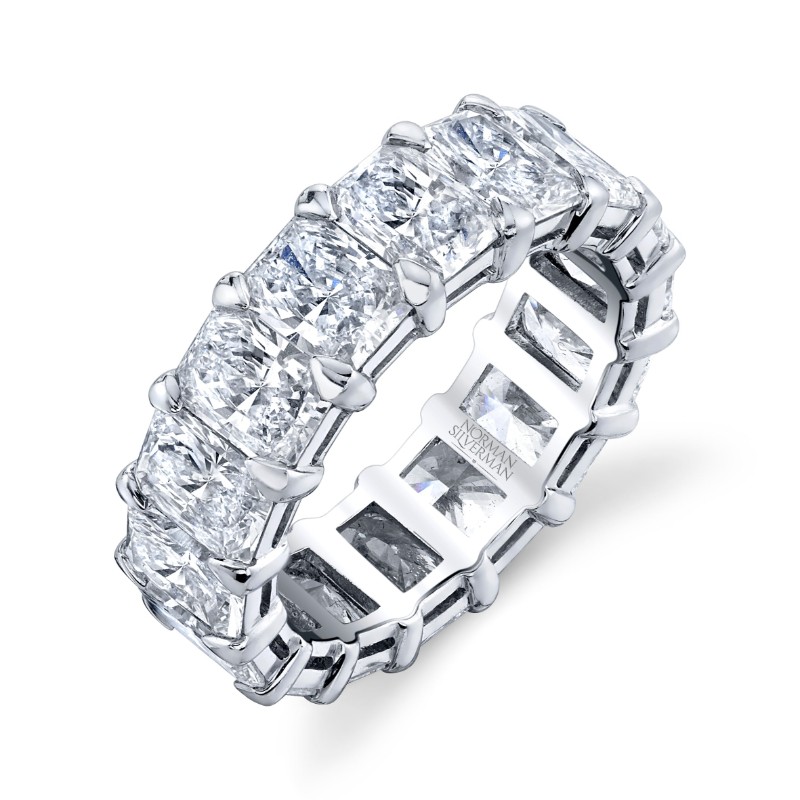 Norman Silverman 8 Carat Platinum Eternity Band