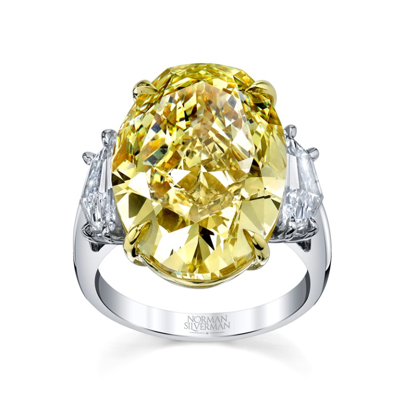 Norman Silverman Yellow Diamond Ring