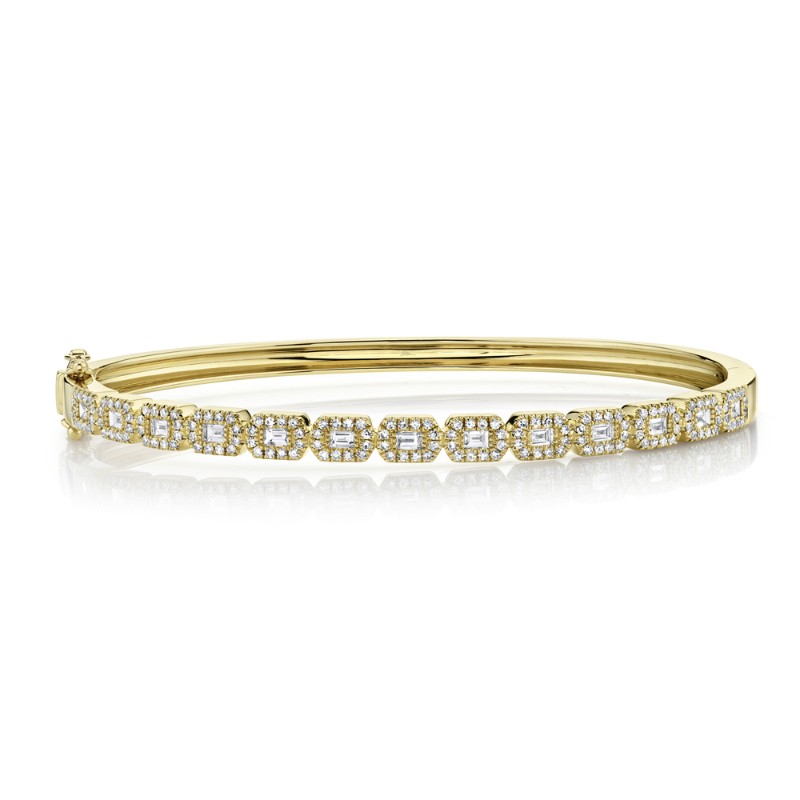 Deutsch Signature 0.86Ct Halo Rectangle Bracelet