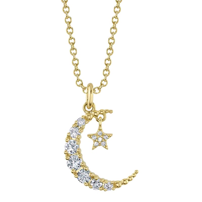 Deutsch Signature  0.24Ct Star Pendant Necklace