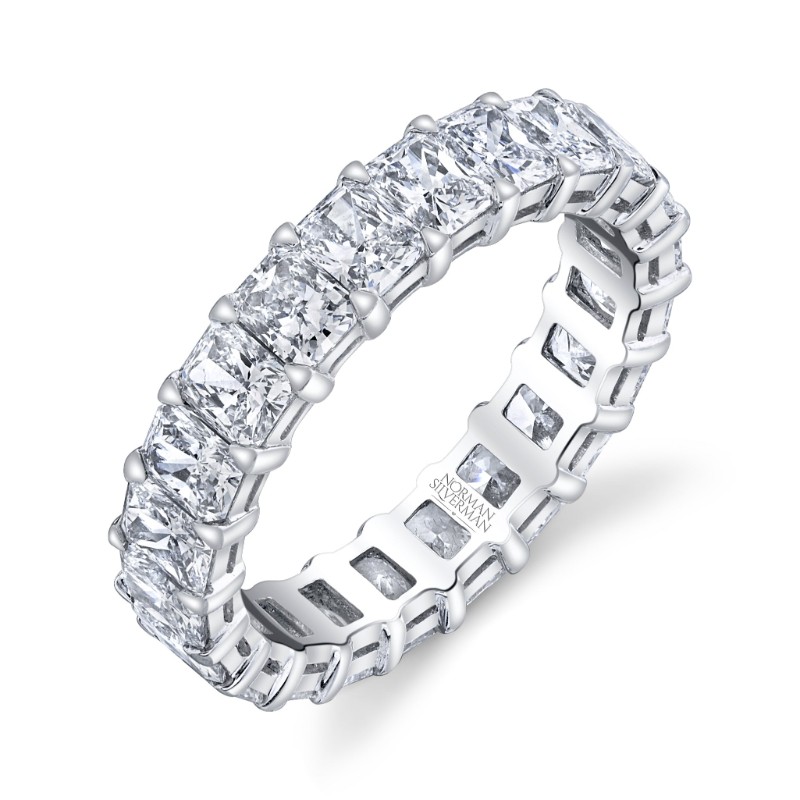 Norman Silverman 4.23 Carat Platinum Eternity Band