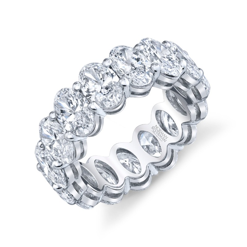 Norman Silverman 9 Carat Platinum Eternity Band