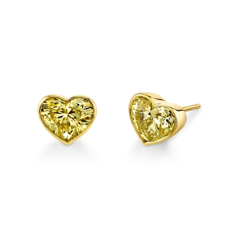 Norman Silverman Heart Shape Earring Stud