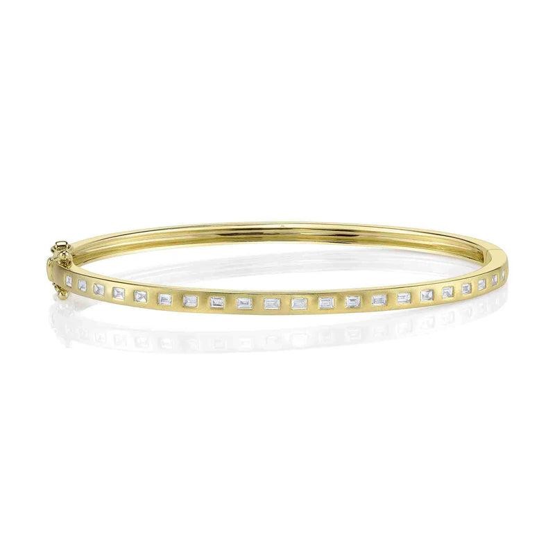 Deutsch Signature 0.40Ct Satin Bangle Bracelet