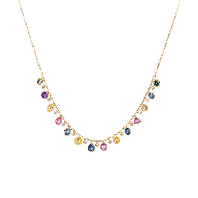 John Apel Shimmer Diamond Necklace - 00546COL