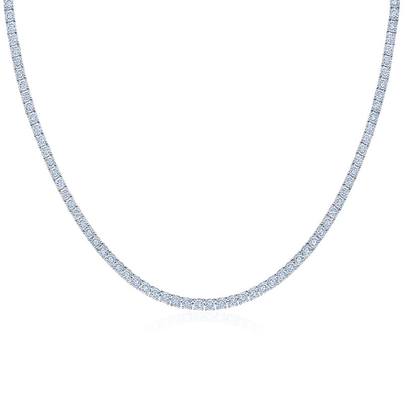 Sunburst Diamond Line Necklace