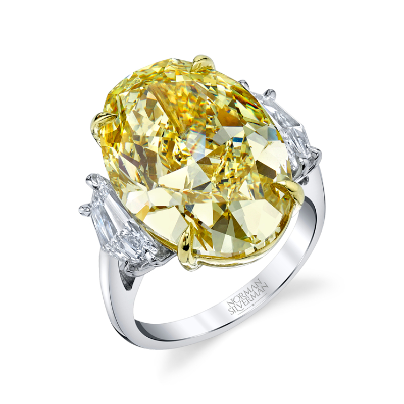 Norman Silverman Yellow Diamond Ring