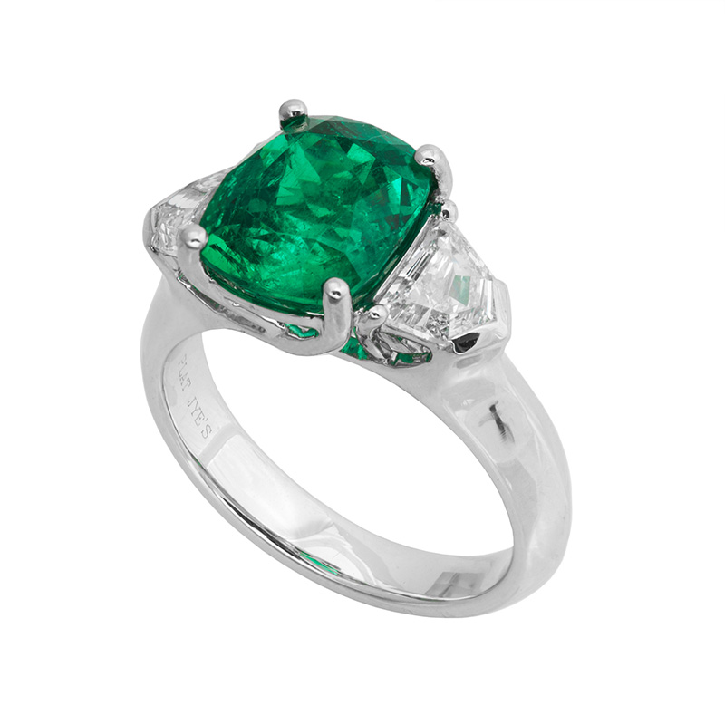 Jye's Emerald and Fancy Diamond Rings - RE28919K