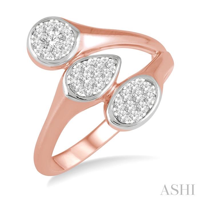 MIXED SHAPE LOVEBRIGHT DIAMOND FASHION RING