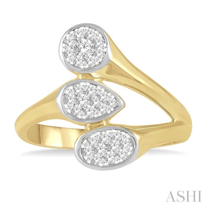 MIXED SHAPE LOVEBRIGHT DIAMOND FASHION RING