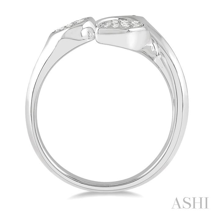 MIXED SHAPE LOVEBRIGHT DIAMOND FASHION OPEN RING