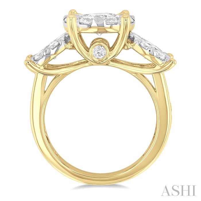 ROUND SHAPE PAST PRESENT & FUTURE LOVEBRIGHT ESSENTIAL DIAMOND RING