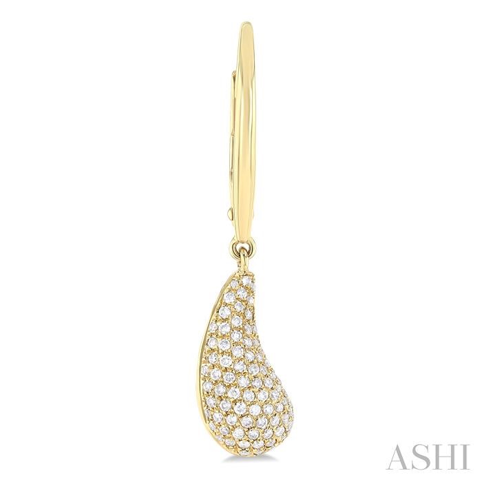 Tear Drop Diamond Fashion Earrings