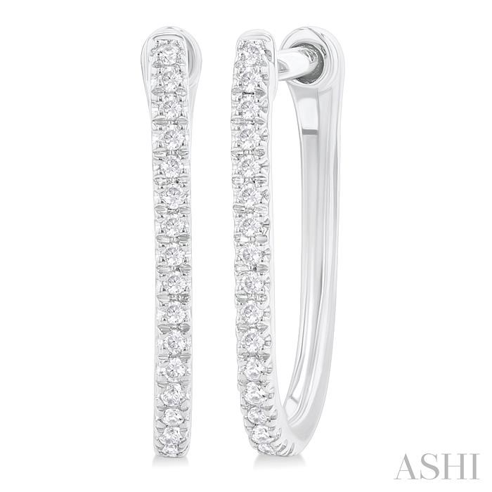 DIAMOND HOOP EARRINGS