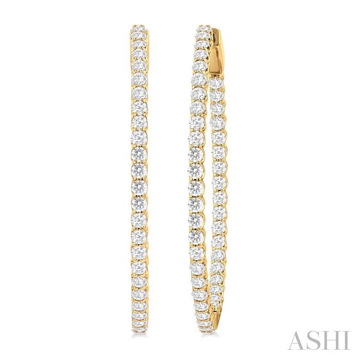 INSIDE-OUT DIAMOND HOOP EARRINGS