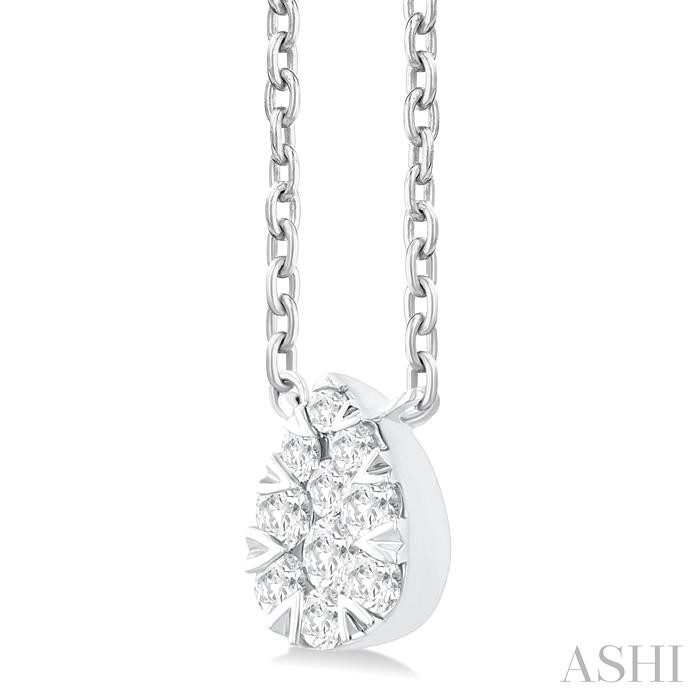 PEAR SHAPE LOVEBRIGHT PETITE DIAMOND PENDANT