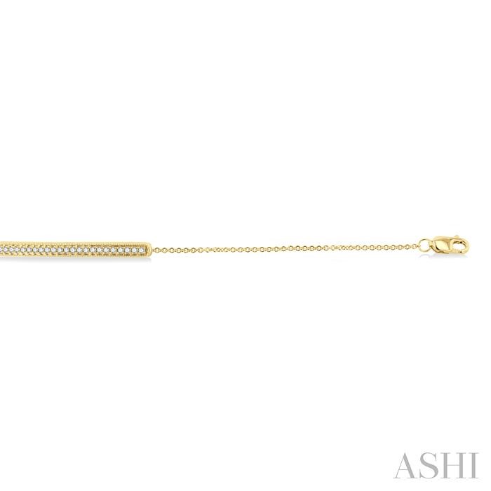 BAR PETITE DIAMOND FASHION CHAIN BRACELET