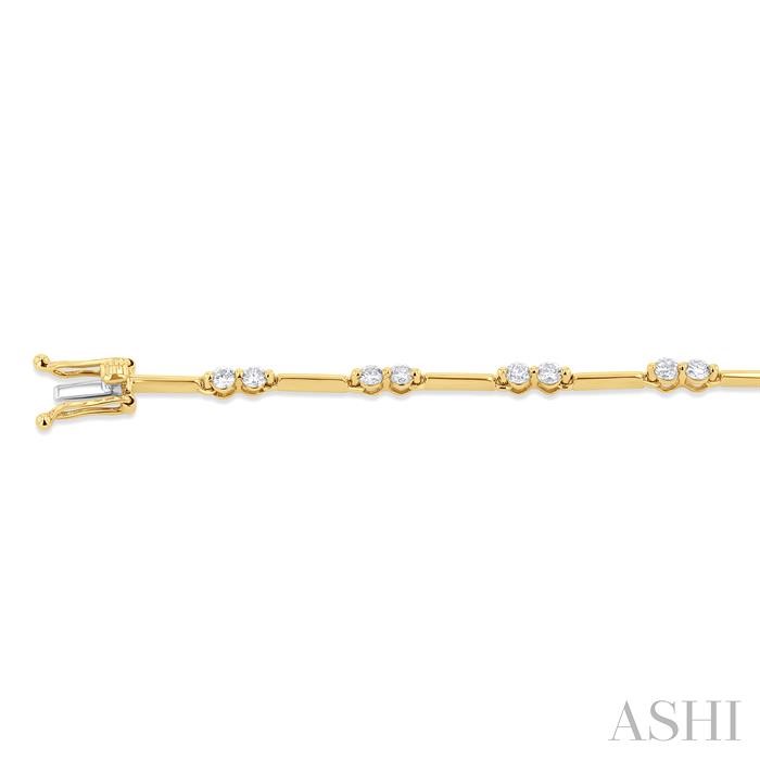 BAR LINK DIAMOND BRACELET