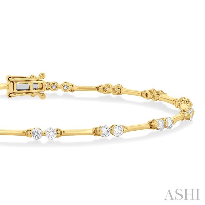 BAR LINK DIAMOND BRACELET