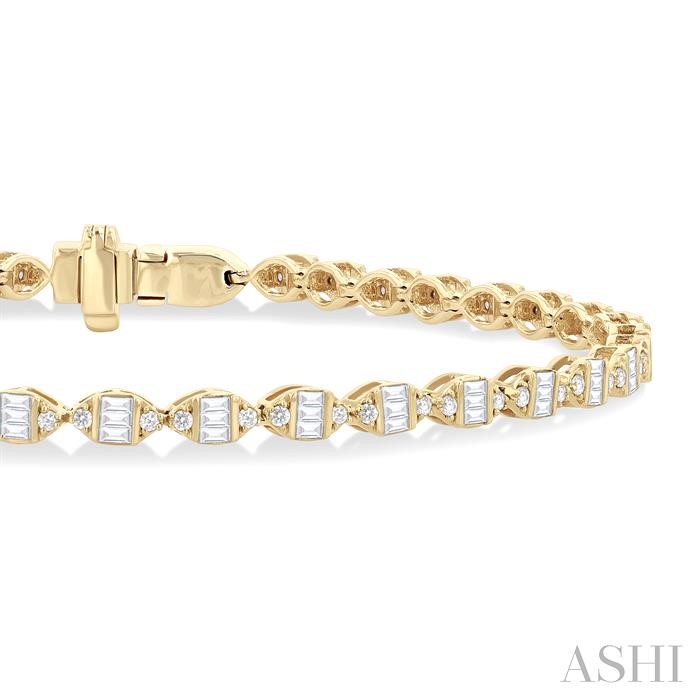 MARQUISE SHAPE FUSION DIAMOND BRACELET