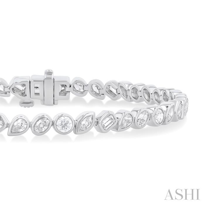 MIXED SHAPE DIAMOND FASHION BRACELET