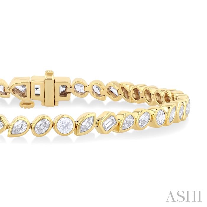 MIXED SHAPE DIAMOND FASHION BRACELET