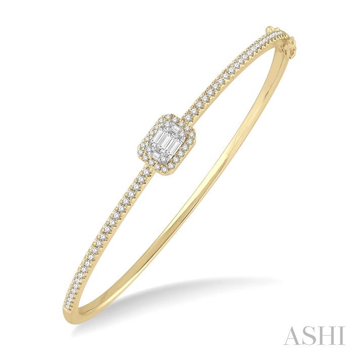 HALO FUSION DIAMOND FASHION BANGLE