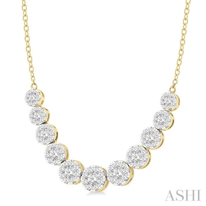 LOVEBRIGHT ESSENTIAL DIAMOND SMILE NECKLACE