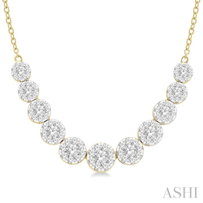 LOVEBRIGHT ESSENTIAL DIAMOND SMILE NECKLACE