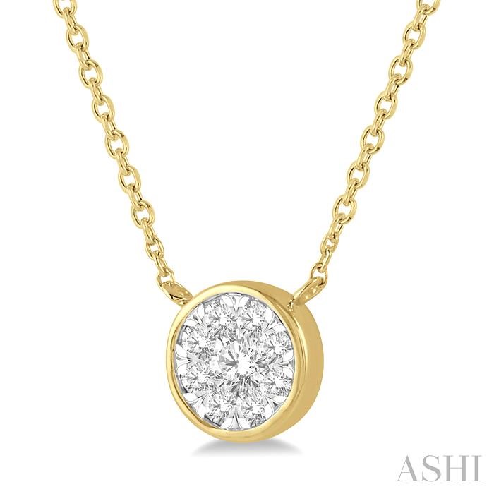 Round Shape Lovebright Essential Diamond Pendant